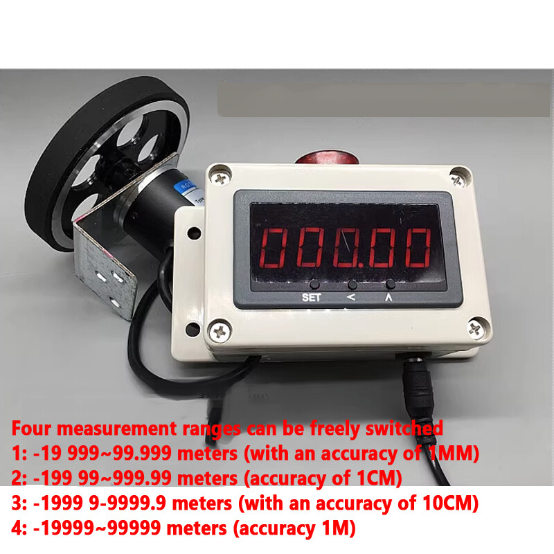 Encoder Wheel 100ppr Counter Meter Rotary Electronic Roll Digital Length Measure