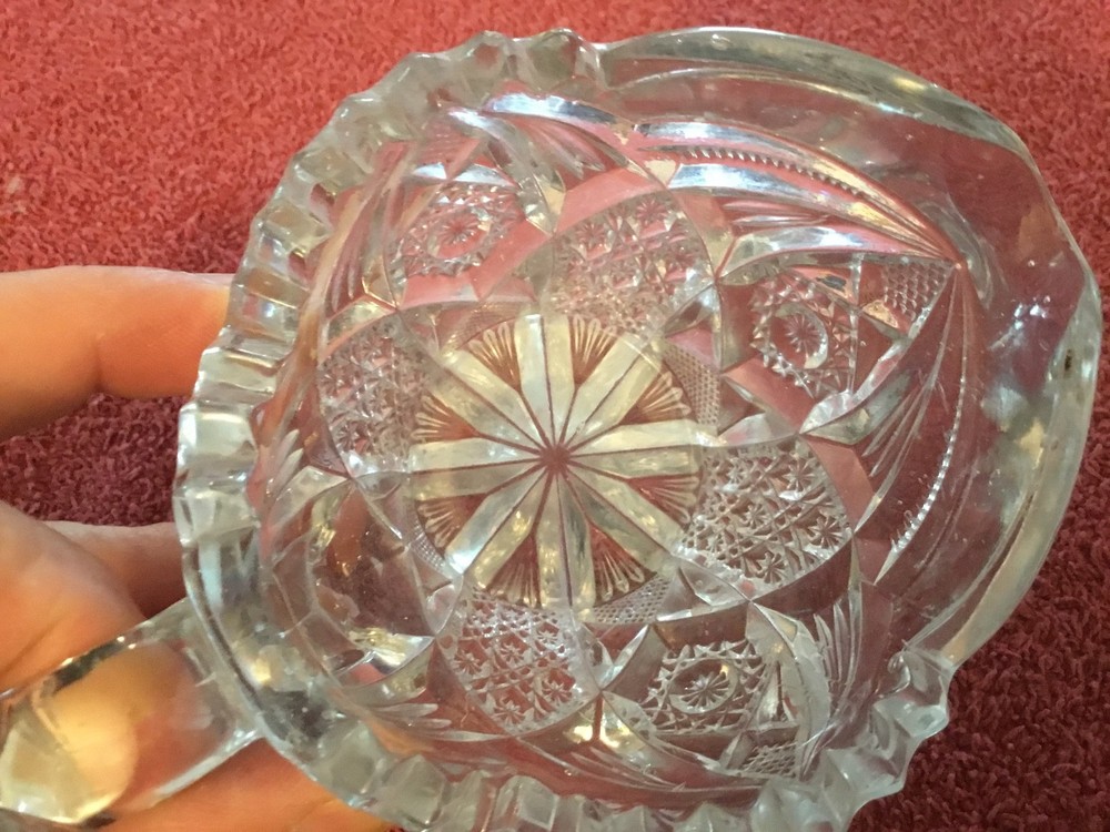 Clear Glass Heavy Cream Pitcher