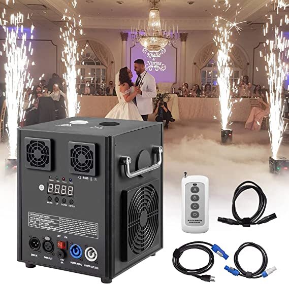 UKING 700W Upgrade Cold Spark Firework Machine Sparkler Stage Effect Equipment