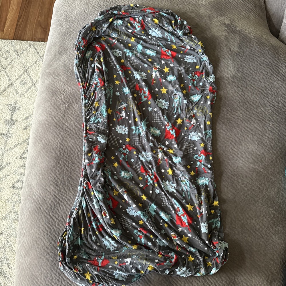 Batman Superman Little Sleepies Crib Sheets