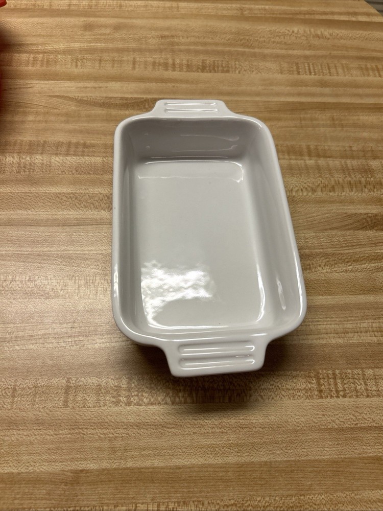 Le Creuset Stoneware Small Rectangular Baker, White