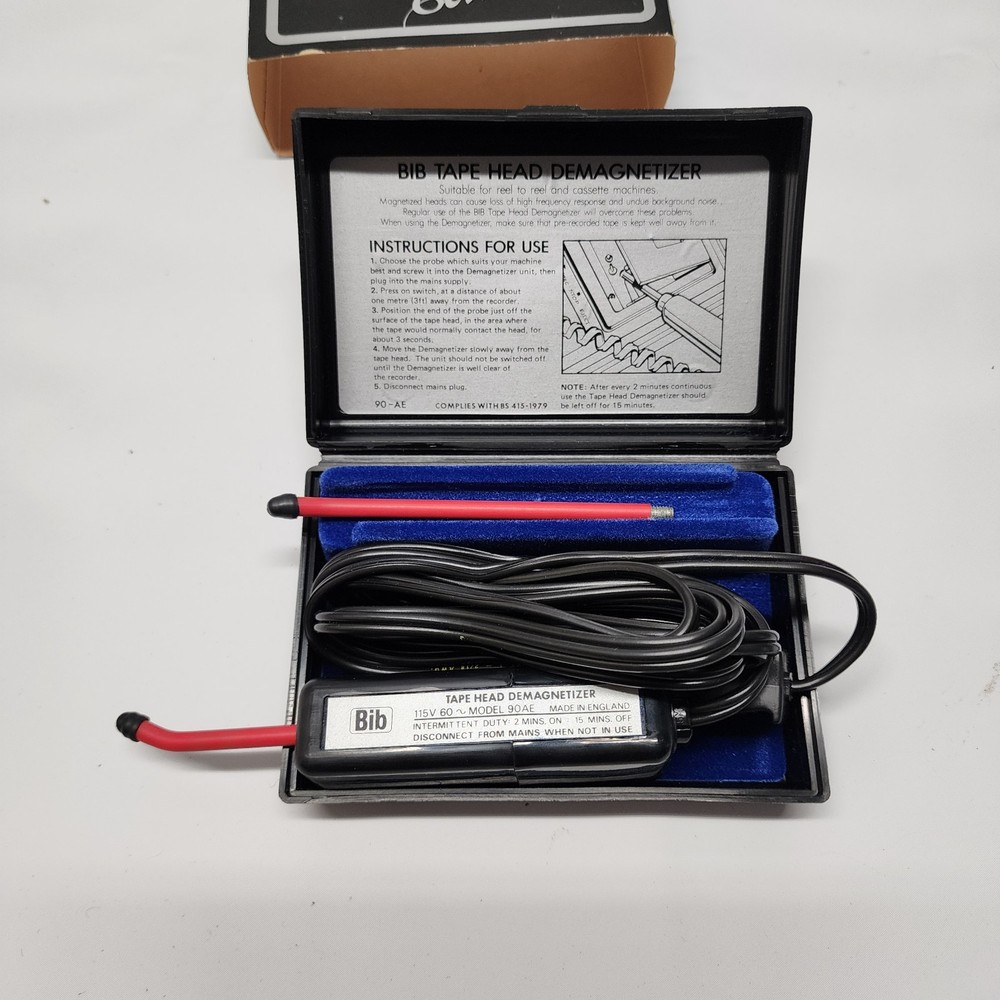 BIB Videophile Edition Tape Head Demagnetiser VE-6