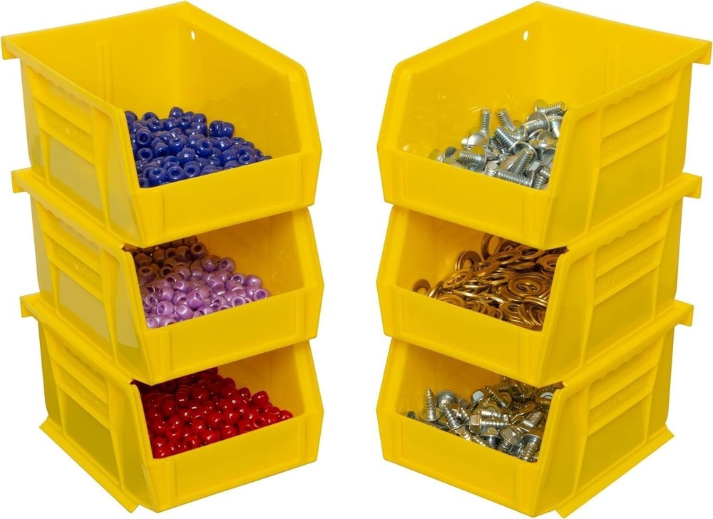 30210 AkroBins Plastic Storage Bins, Space-Saving Stackable Bins for Garage, ...