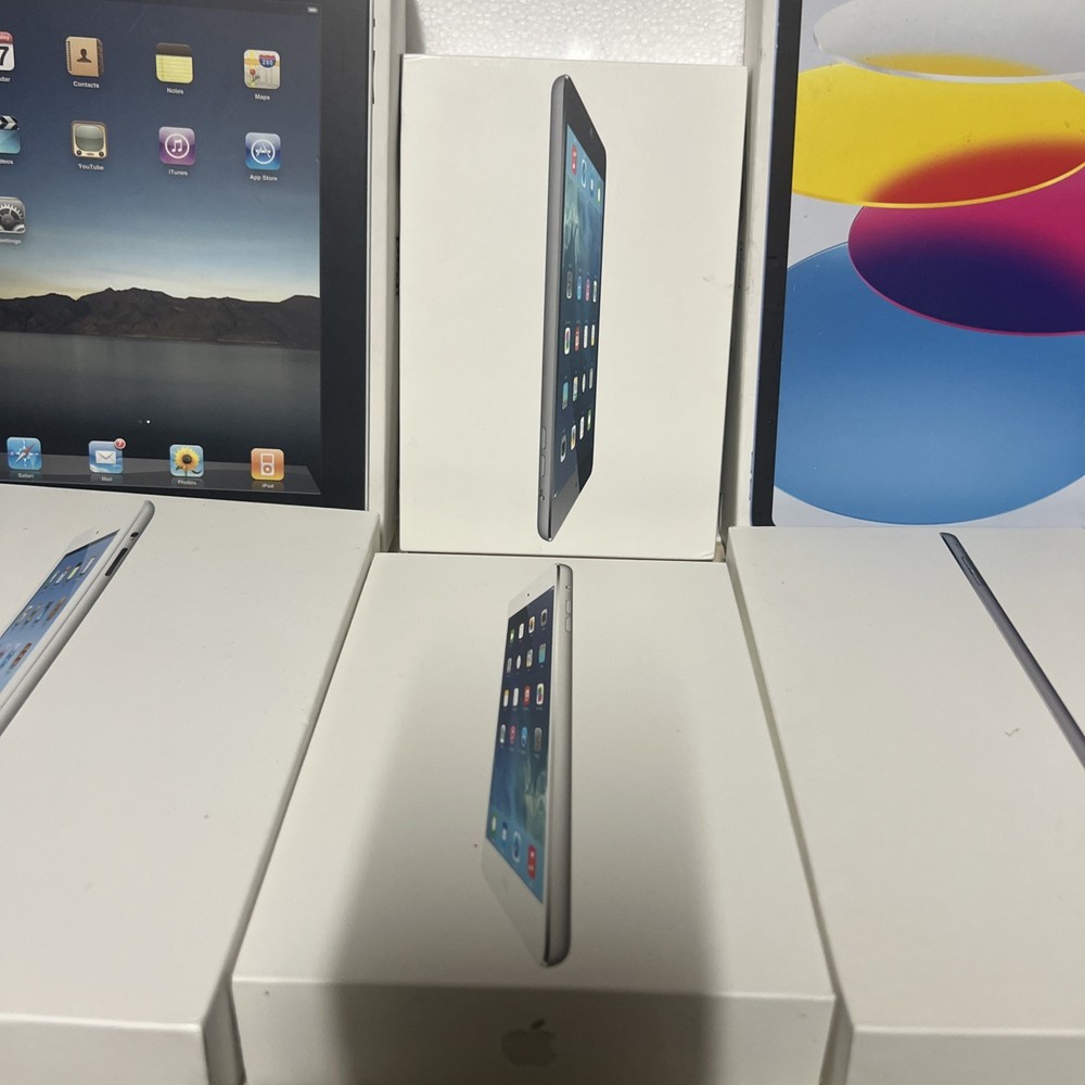 Lot Of 6 Apple iPad Empty Boxes