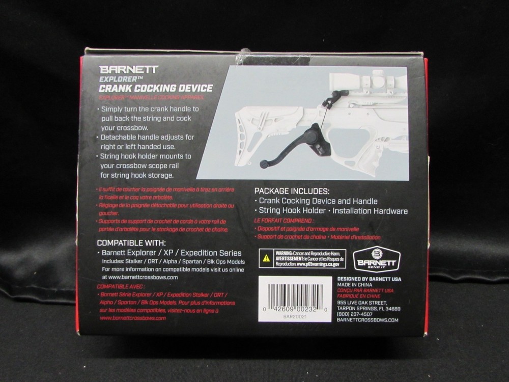 Open Box Unused Barnett Crank Cocking Device Explorer Series C4