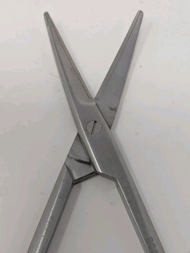 AESCULAP BC253W Mayo Wavecut Scissors Curved Carbide