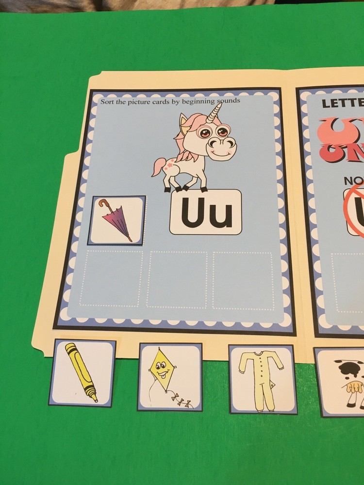 Sammy Snake - Letter Ss - DIY File Folder game - Printed / Uncut