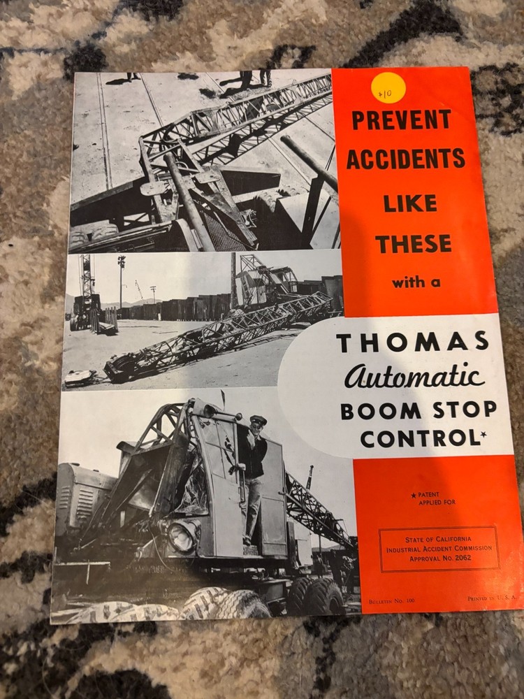 Thomas Automatic Boom Stop Control Brochure AMIL25