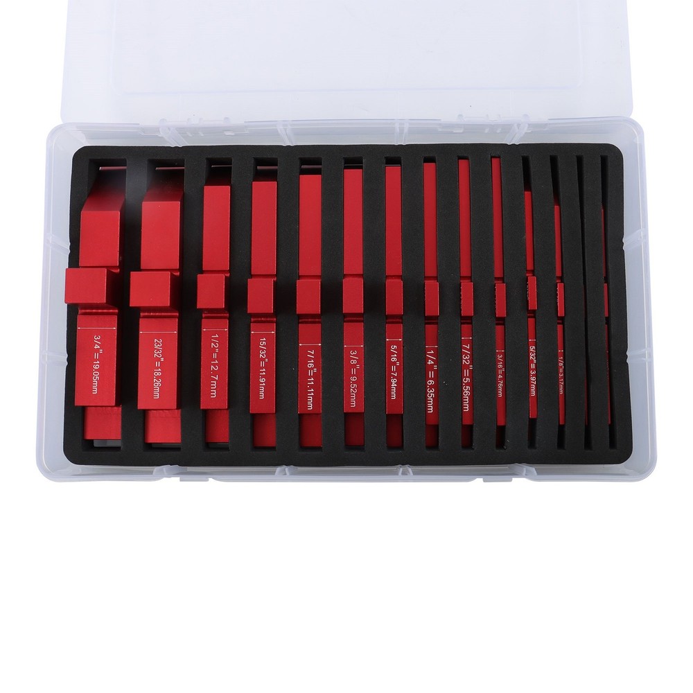 14 Pcs Setup Blocks Woodworking Precision Aluminum Router Table Setup Bars