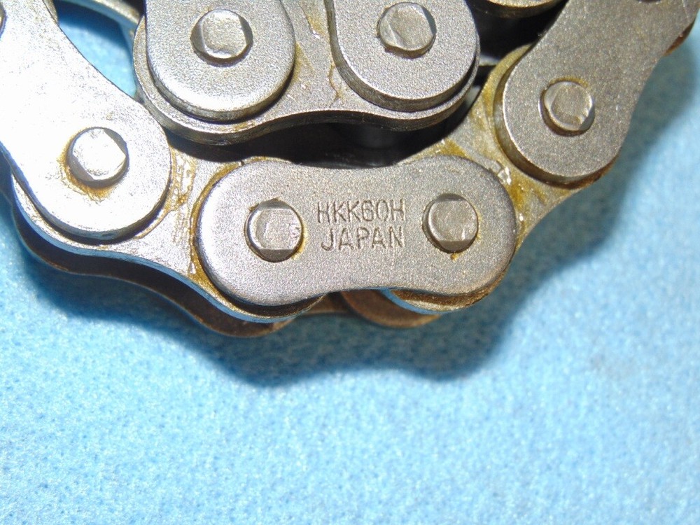 RIVETED ROLLER CHAIN, HKK60H, 3/4" PITCH, .5" CHAIN WIDTH, 2.5 FT LENGTH
