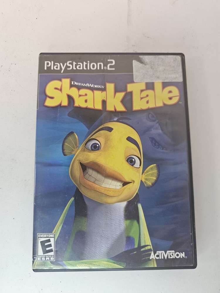 ps2 shark tale case and manual only NO GAME