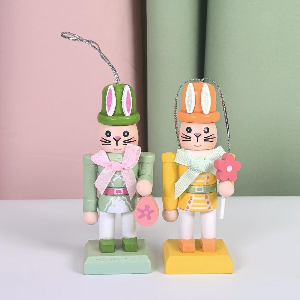 4x Christmas Nutcracker Ornaments Xmas Tree Decor Arts Crafts Nutcracker Figures