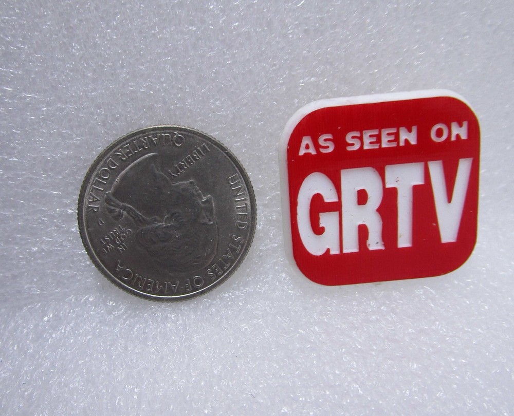 As Seen On GRTV Plastic Pin