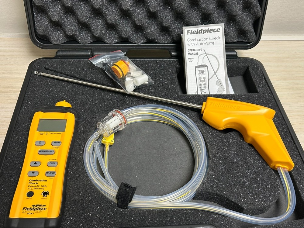 Fieldpiece SOX3, Combustion Check Meter