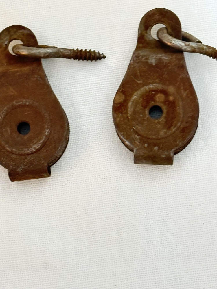 2 Vintage Pulleys