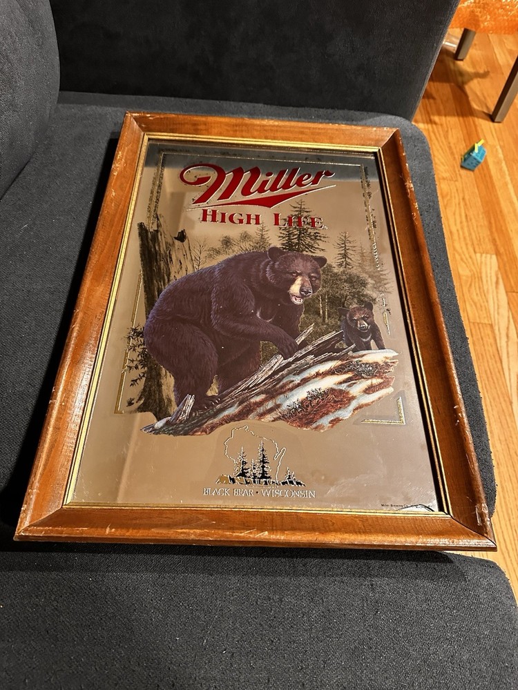 Miller High Life Rainbow Trout Fish Minnesota Mirror