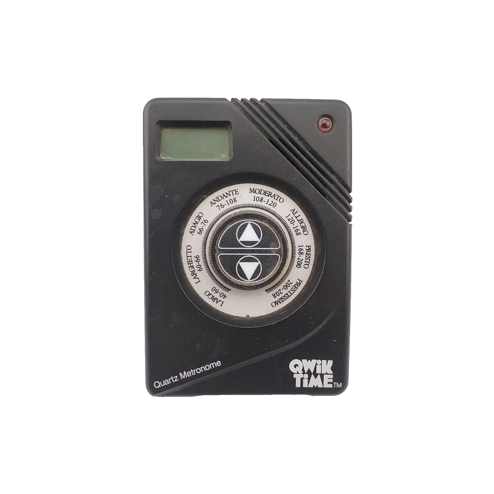 Qwik Time Electronic Quartz Metronome 1995 TESTED