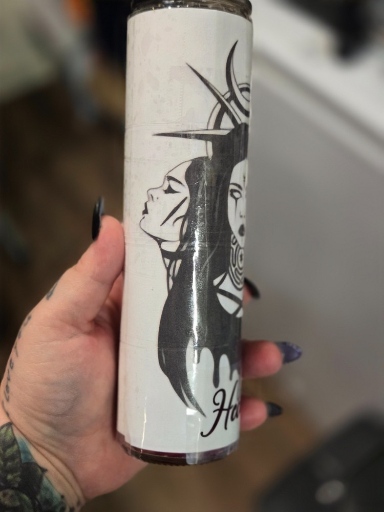 custom deity altar candle for Hecate