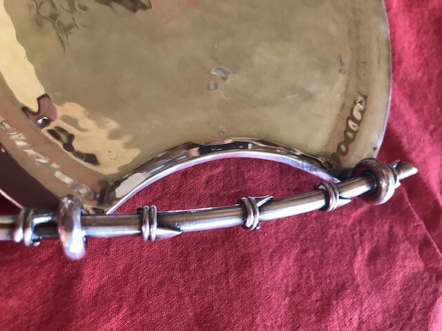 emilia castillo silver 8 1/2" x 7" tray