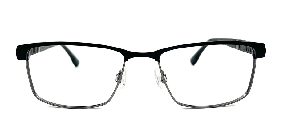 NEW FLEXON E1110 001 BLACK AUTHENTIC EYEGLASSES 55-18-145