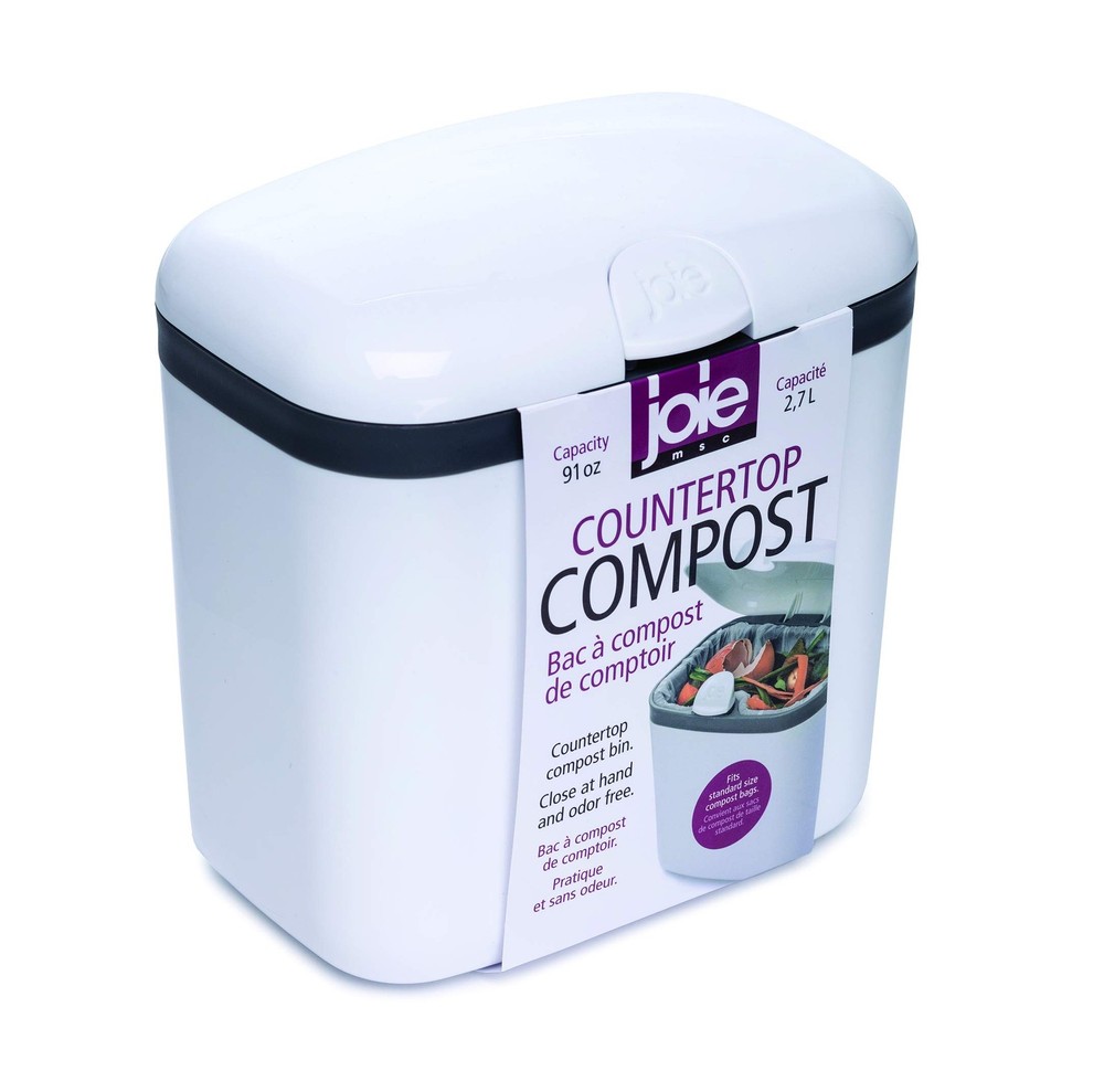 Countertop Compost Bin Indoor Compost Bins White Plastic