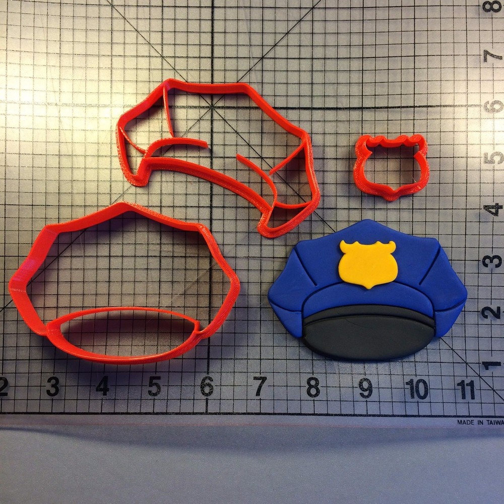 Police Hat 101 Cookie Cutter Set