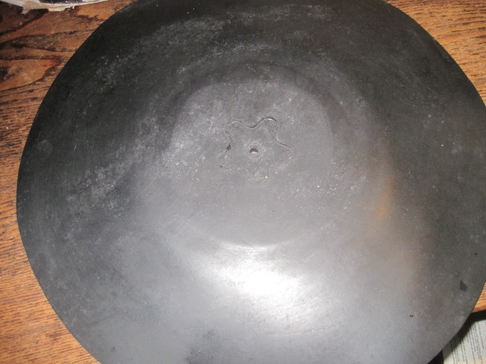 14 Inch Drum Practice Pad-BLACK COLOR-SOLID RUBBER-TWO LEVELS