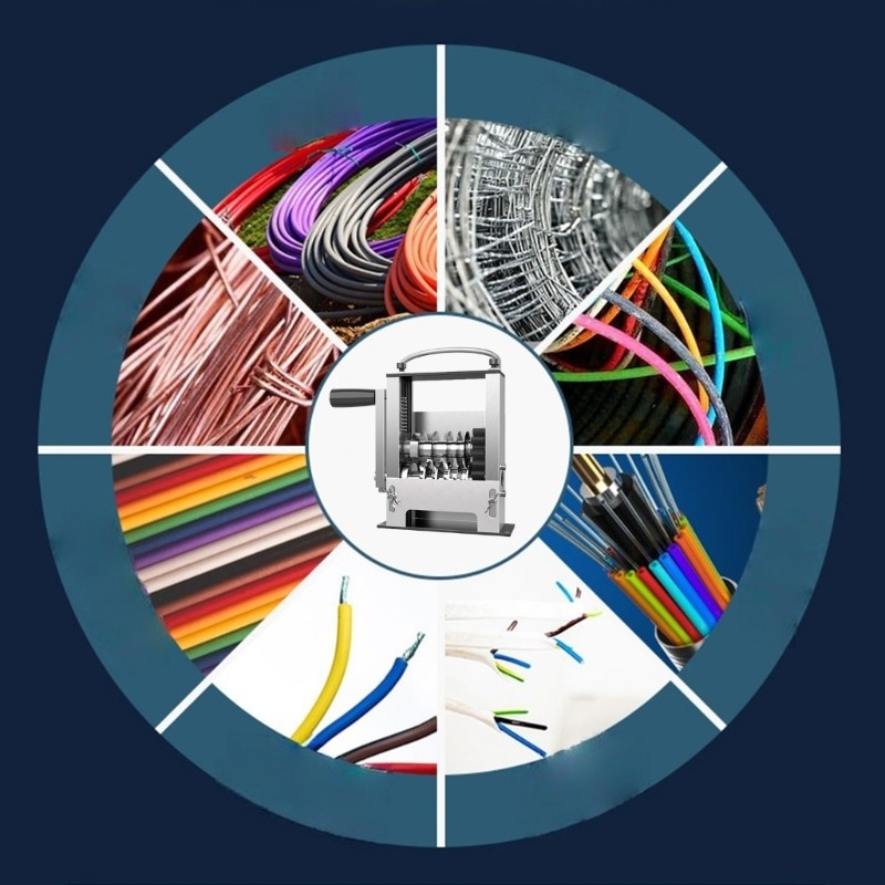 Aluminum Alloy Wire Stripping Tool Multiple Hole Design Double Operation Method