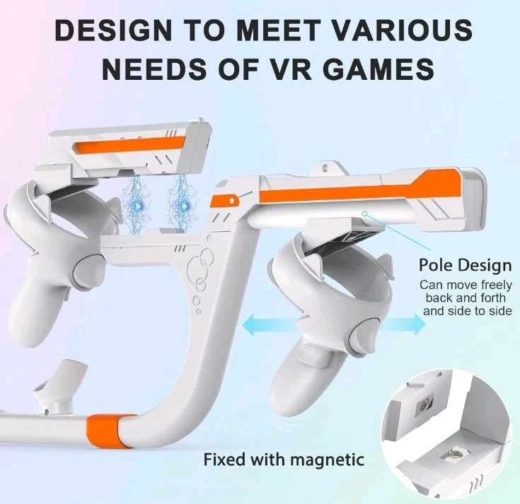 HUIUKE VR Controllers Holding Game Accessories for Meta Quest 2