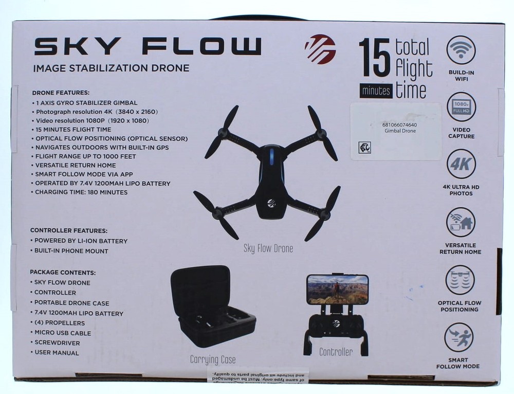 Sky Fly Image Stabilization Drone