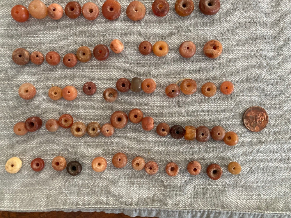 96 Ancient Roman Carnelian Stone Beads