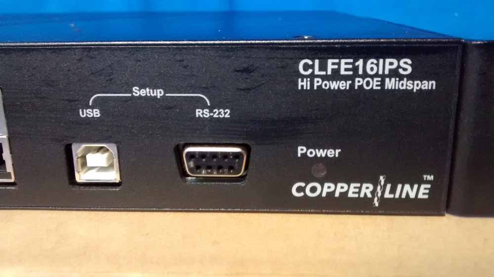 Comnet CLFE16IPS 16 Port High Power POE Midspan Injector [CTW]