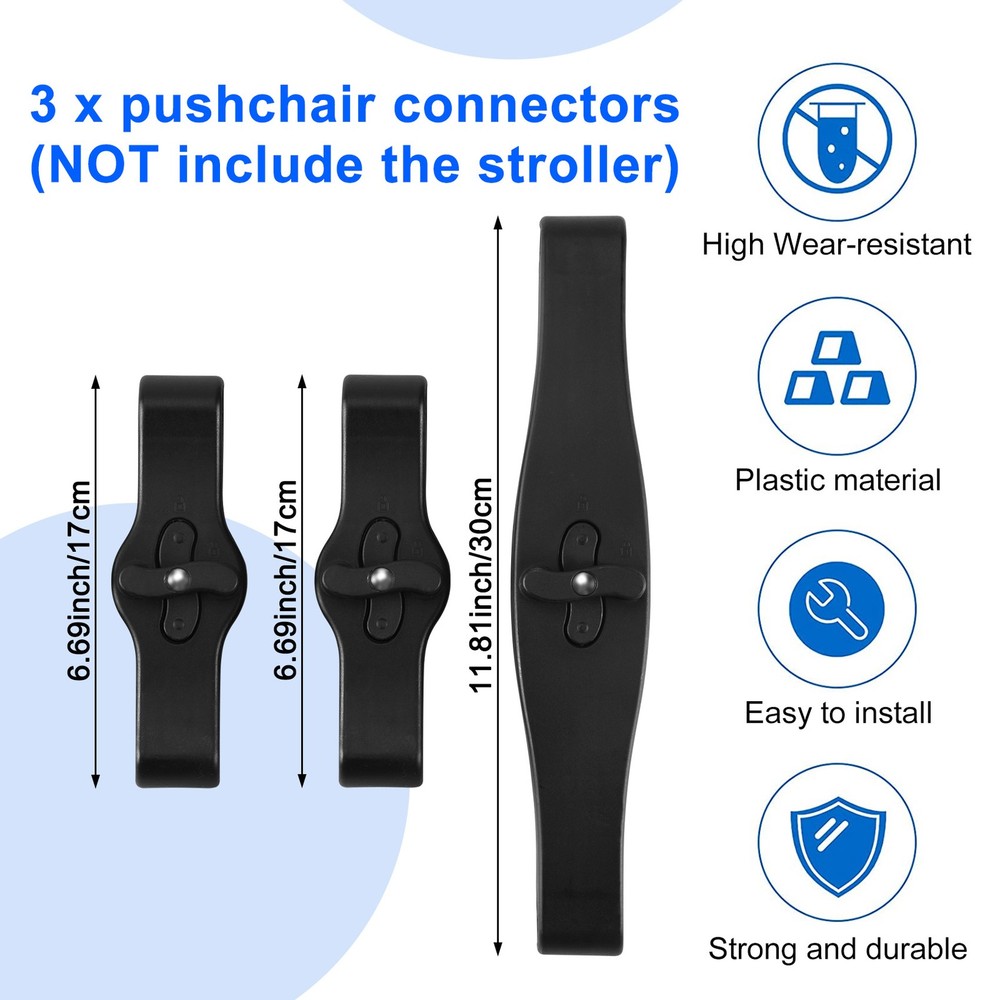 3Pcs Coupler Bush insert into the strollers for stroller2858