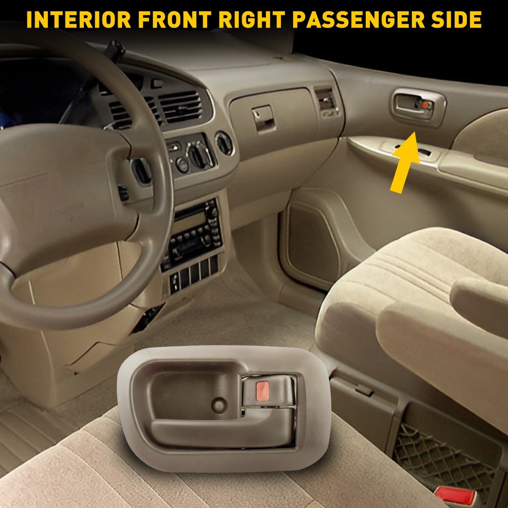 1998-2003 For Toyota Inner Sienna Interior Door Pull Front Handle Passenger Side