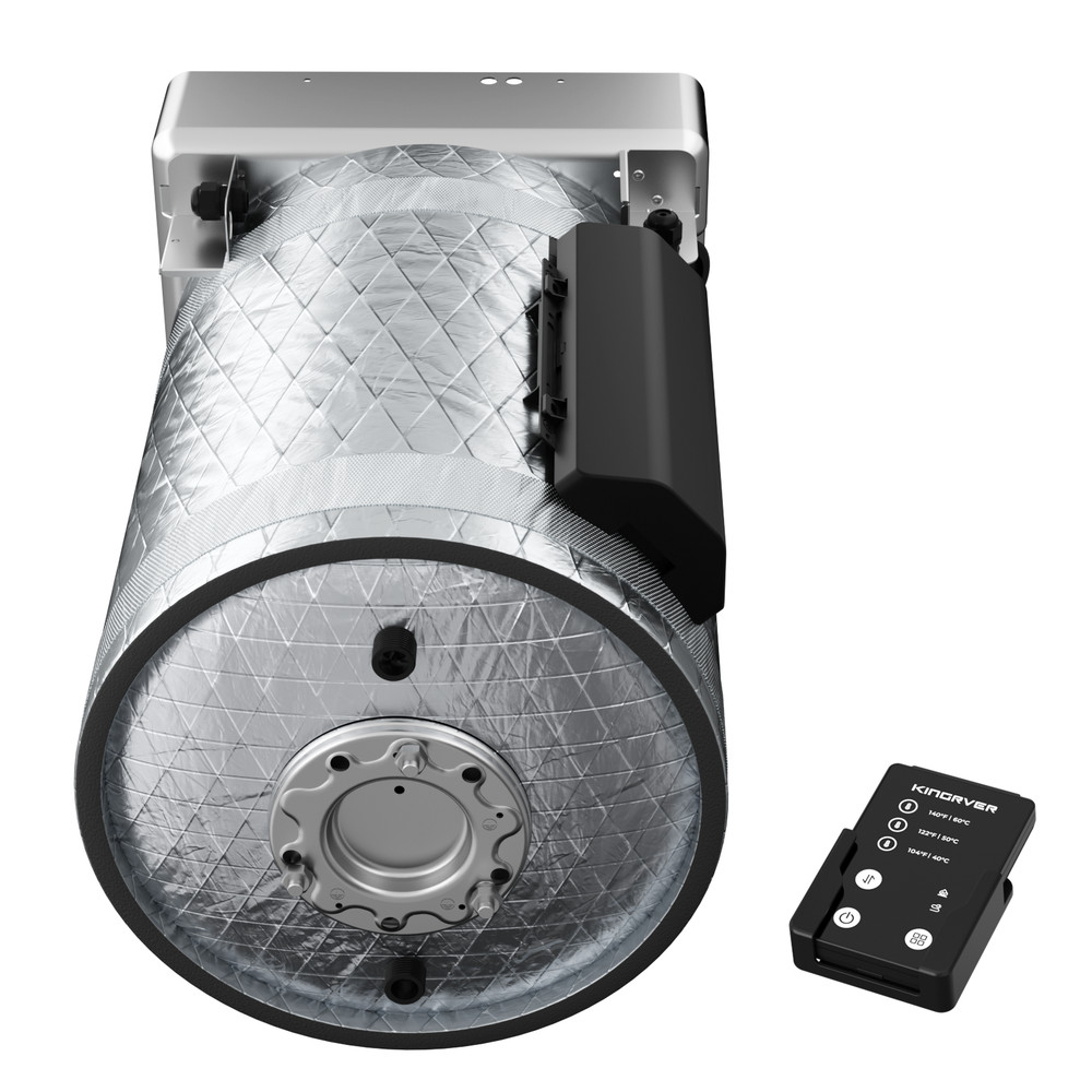 RV Water Heater 6 Gallon Tank Propane Gas & Electric with Powered Anode Rod