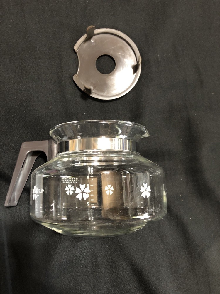 MR COFFEE 10 CUP GLASS CARAFE REPLACEMENT DECANTER D7A HANDLE LID