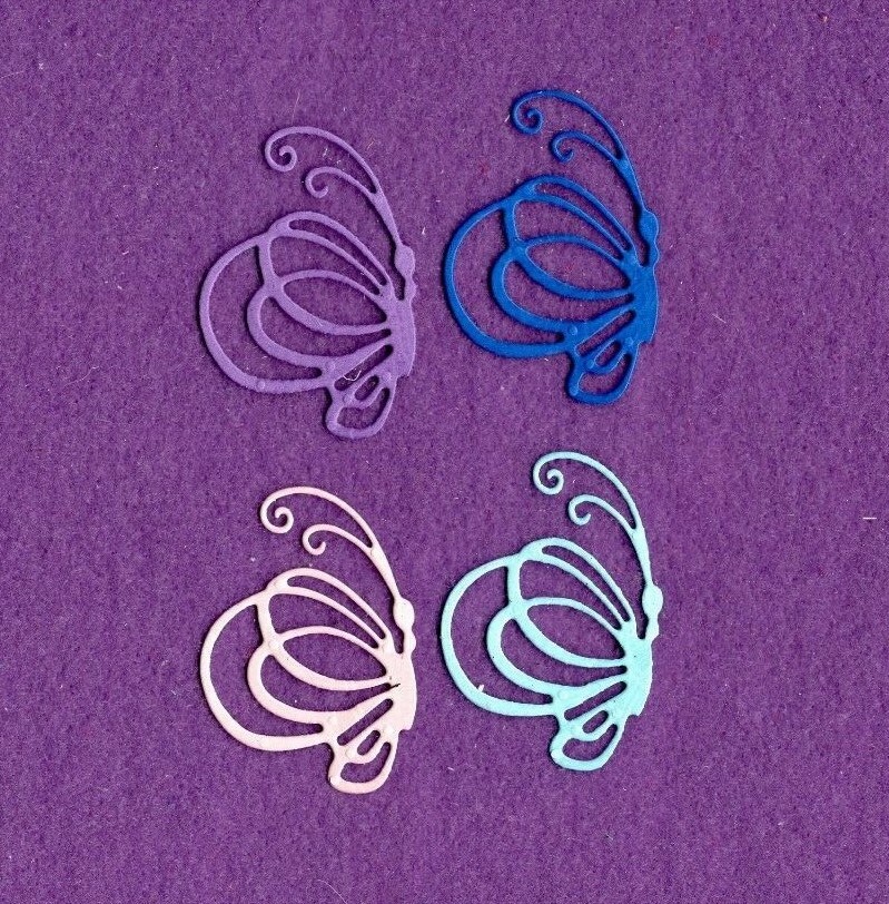 BUTTERFLY # 24 die cuts scrapbook cards