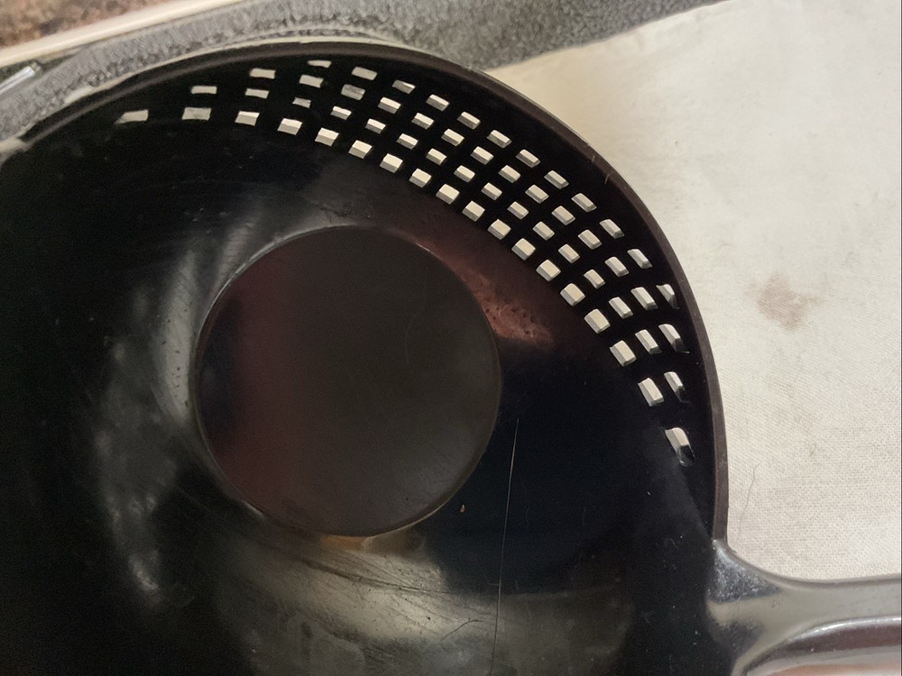 Scoop Strain Strainer Black