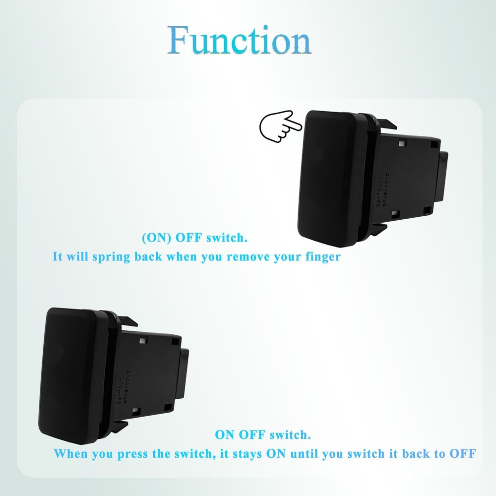 CUSTOM DIY 12V Rocker Switch Customizable Push Switch Color Pattern for Toyota