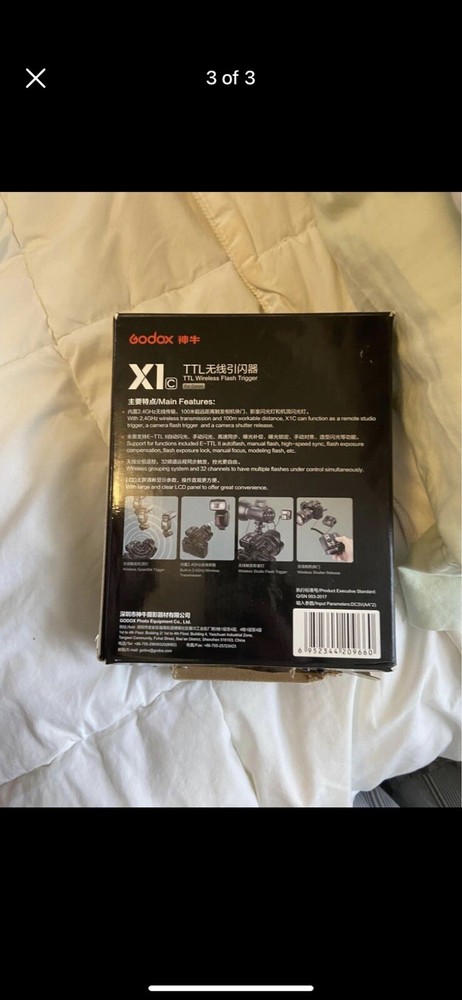 Godox TTL wireless flash trigger transmitter