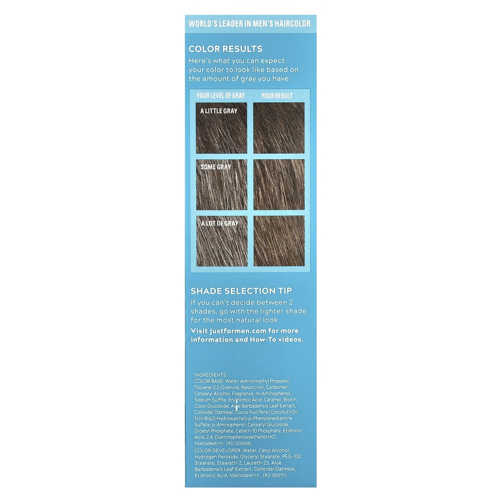 Mustache & Beard, Brush-In Color, M-40 Medium-Dark Brown, 1 Multiple Application