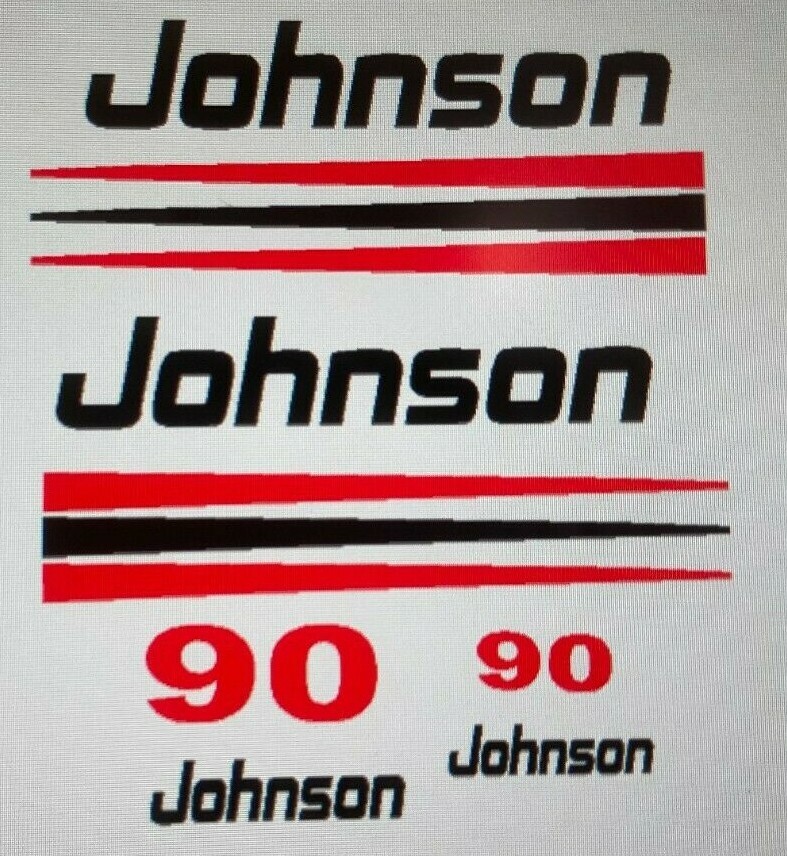 Johnson Outboard custom decals 90 hp
