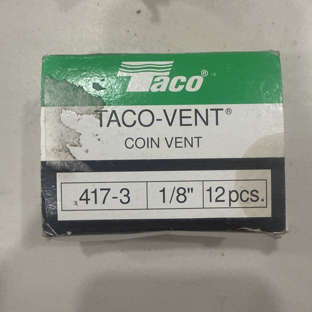 Taco Automatic Air Vent - 1/8" NPT - Coin Vent