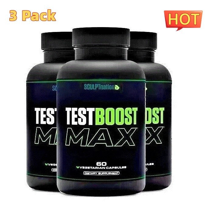 SCULPTnation TestBoost Max 3 Pack 60 Vegetarian Capsules Testosterone Support