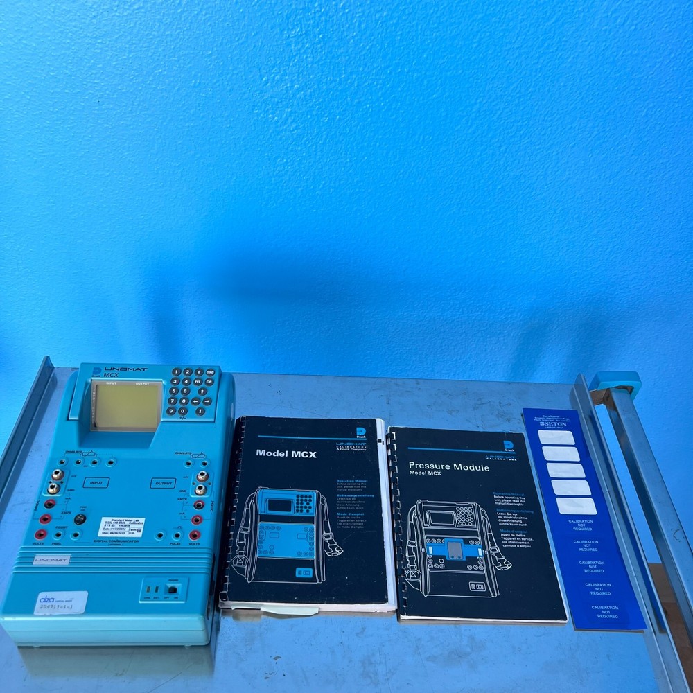 GE DRUCK UNDMAT MCX MULTI-FUNCTION DOCUMENTING CALIBRATOR