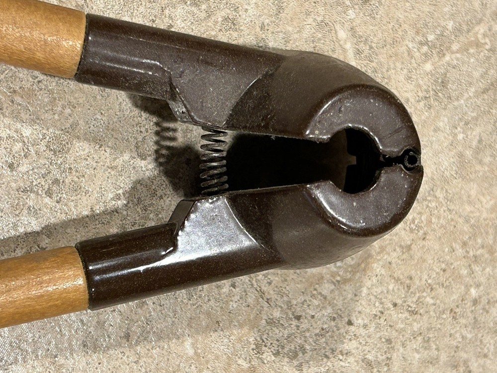 Wood And Steel Hand Held Nut Cracker For Any Size Nuts