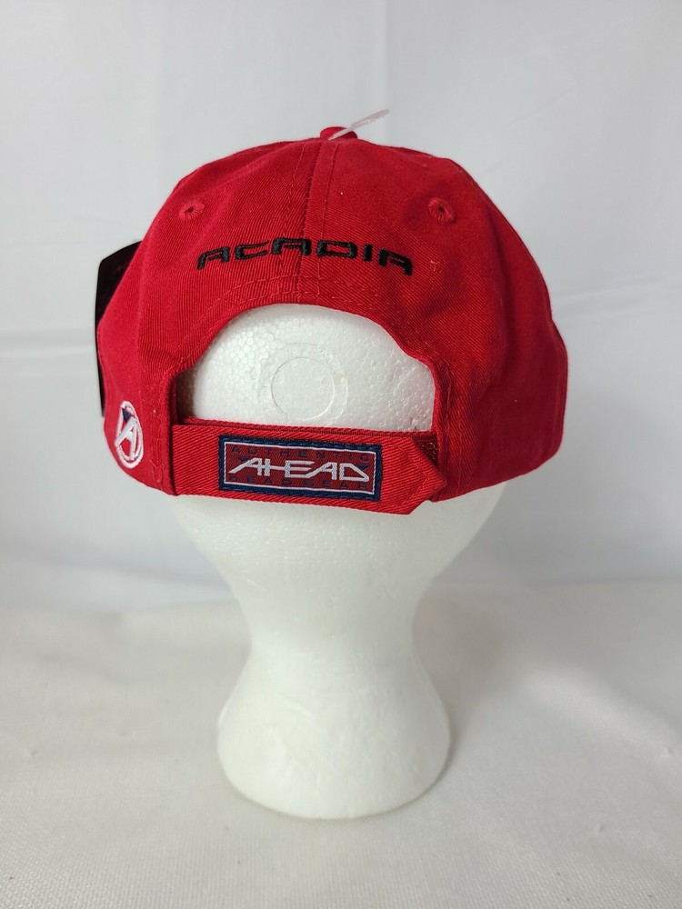 GMC Acadia Auto Baseball Strapback Red Ahead Cap Hat Headgear (P3) (GW)