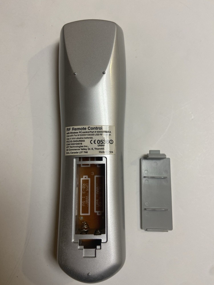 ATI RF Wireless Remote Control 5000015900 Silver Blue for PC Computer