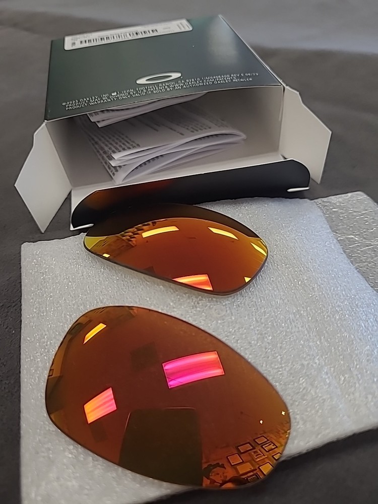OAKLEY JULIET PRIZM RUBY POLARIZED CUSTOM CUT AUTHENTIC REPLACEMENT LENSES RARE