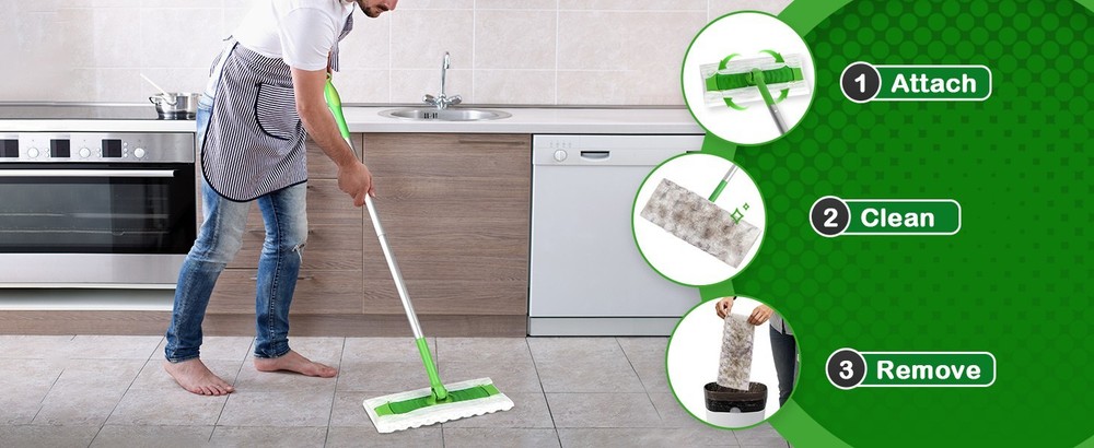 Swiffer Sweeper Dry Sweeping Pad, Multi Surface Refills for Dusters Floor Mop